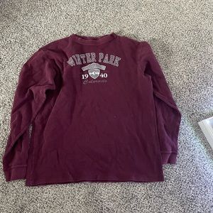 Winter park long sleeve t shirt